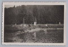 Dam Pressnitz Orpus Mezilesí u Přisečnice Bohemia Czech Republic I – Photo 1930s
