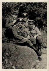 Photo CIP, barracks People’s Police of the GDR, group picture in uniform – 11360806