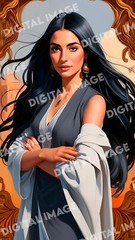Digital Art Picture Image Photo Wallpaper Background Desktop AI – Arabian Woman