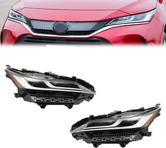 Front LED Headlights Assembly Left+Right Side for 2021-2024 Toyota Venza W/Bulb&
