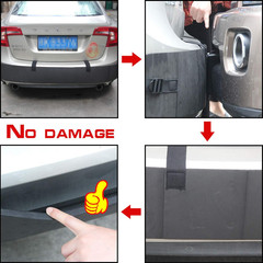 Universal Car Bumper Protector Guard, Rear Bumper Protector for Cars ONLY, Black