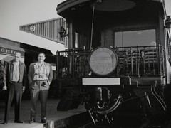PACIFIC RAILROAD SOCIETY Bakersfield Steam Locomotive Photograph Vtg 50s Railway
