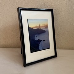 Dooley Signed Golden Gate Bridge Sunset Color Photograph Framed 5×7 Landscape