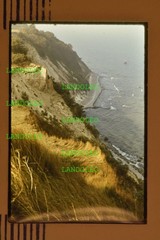 Dia Rügen Chalk Cliffs Sea Beach in 1971