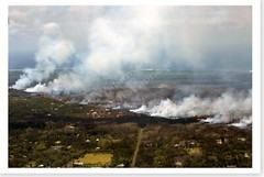 2018 Fissure Smoke And Ash Leilani District Kīlauea Volcano Silver Halide Photo