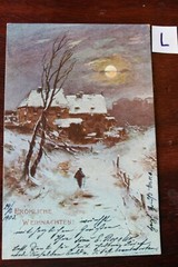 Postcard Postcard Motifs Nature Merry Christmas