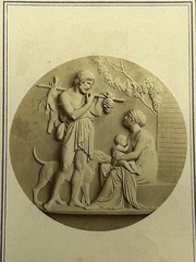Bertel Thorwaldsen Manhood Or Autumn Relief Sculpture CDV Cart De Visite