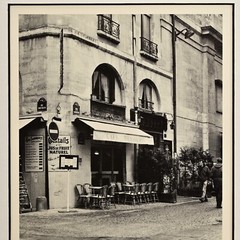 CONNIE BEGG Original Vintage Signed Paris Cafe Europe Cityscape Photograph Print