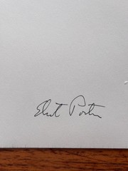 ELIOT PORTER «River edge at sunset, below Piute Rapids» (1962) Signed C-Print