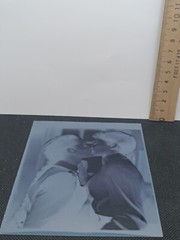 5##Photo negative film -Vintage- Kissing women – Lesbian couple – Love – Kiss