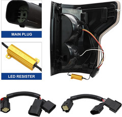 LED Tail Light Assembly Compatible with 2015 2016 2017 2018 2019 2020 Ford F150
