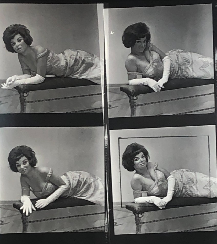 NEWLY FOUND! Hendrickson PHOTO Contact Sheet Proof & Negatives SEXY VOLUPTUOUS