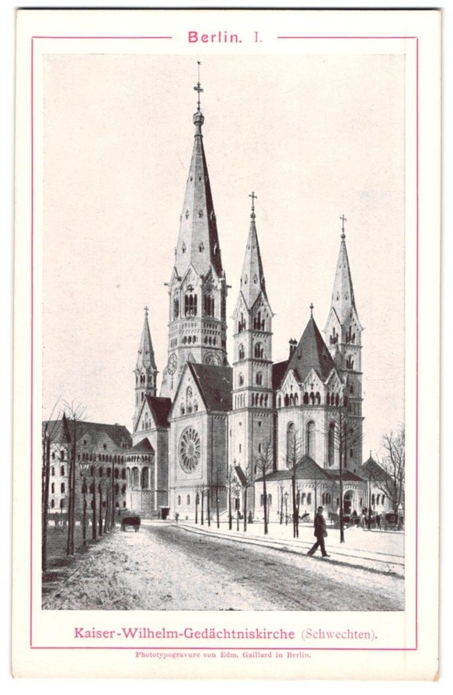 Photography / Light Print Edm. Gaillard, Berlin, view of Berlin, view of the Ka