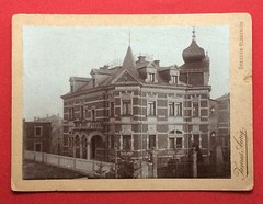 Old Cabinet Photo 14 cm x 18.8 cm Dresden Blasewitz around 1900 Villa (F15545