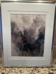 Spring Fog at Mt. Tian Zi Guo Ji Liang Chinese Art Photograph