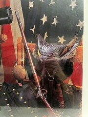 Civil War Union Memorabilia Collage Photo Poster w/Index Sealed on Foam Board