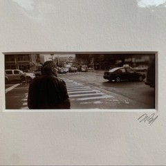 Vintage Pinhole Photograph Art of NYC Street Y2K