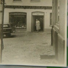 Foto Werl Auto Car Cafe Konditorei Warsteiner pilsner werbung 1958 M11
