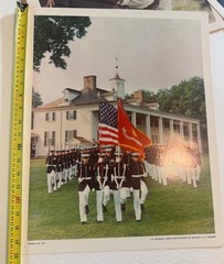 Lot 12 Vtg 1976 US Gov Military USMC Vietnam War WW1 WW2 Lithograph Poster Print
