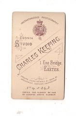 CDV Photo Man Portrait – Exeter Circa 1880