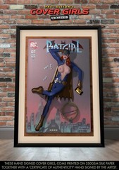 Batgirl of Burnside SEXY Leslie Grace DC Comic Signed A3 Print Gotham Cover Girl