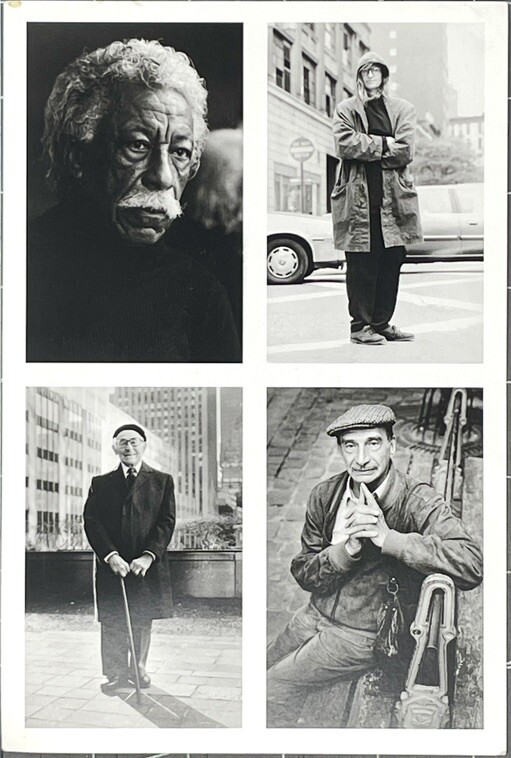 Mark Edward Harris Art Show Announcement Card 1998 – Faces Of The 20th Century