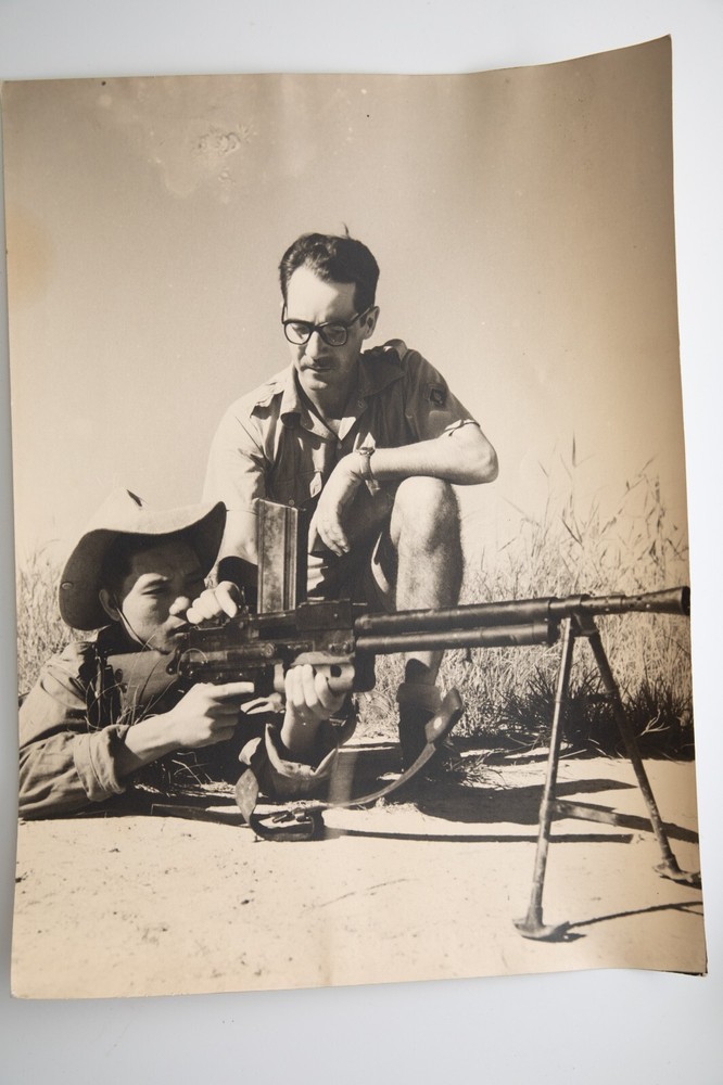 Vintage Indochina Military Instruction Photo Format 30x40CM Circa 1950