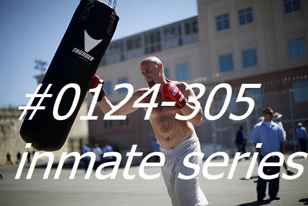 MALE PORTRAIT #0124-305 -inmates series -free shipping in usa