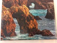 Lot of 2 BROCK BRADFORD Photographs Printed on Canvas ~ Big Sur ~ Ready to Hang