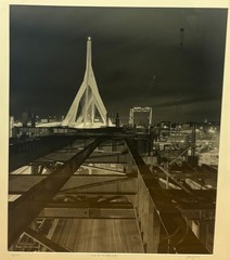 LANCE KEIMIG End of the Road ZAKIM Bridge BOSTON Artery Architecture Night PHOTO