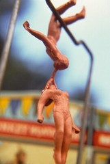«TRAPEZE» (2004) #3 of 10 / Alan J. Adler Toy Art Photo w/Wood Frame + COA!