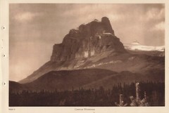 Canadian Pacific Rockies Byron Harmon Vandyck Photogravure Castle Mountain