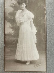Rare Large Portrait Young Girl Late 19th Century G. L. Arlaud Geneva Switzerland