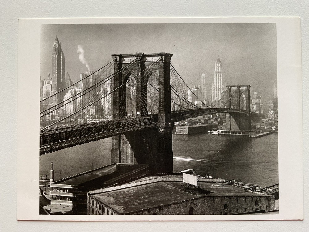 Art Card, Photo, Andreas Feininger, The Brooklyn Bridge, 1954 / 1988