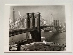 Art Card, Photo, Andreas Feininger, The Brooklyn Bridge, 1954 / 1988