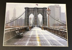 Lot Of 5 Matted Photo Prints Of NYC New York City Skyline 8×10