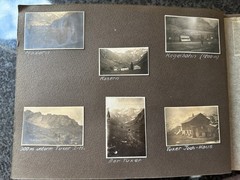Old Photo Album Civilian with Flaws, Travel 1930s /90