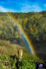 12×18 Photograph Print of Rainbow at Letchworth State Park – FREE SHIPPING