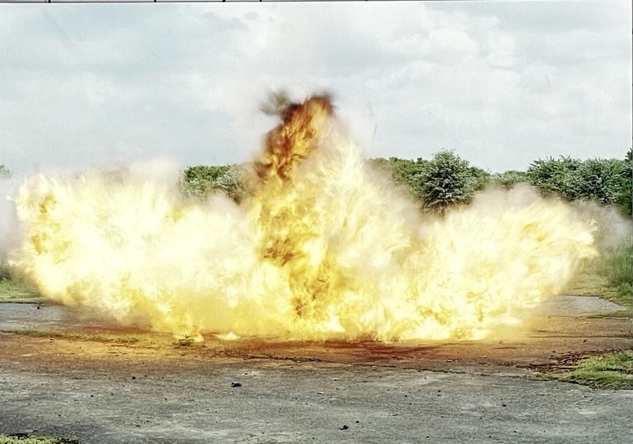 Sarah Pickering (b. 1972) Art Announcement Card – Explosions