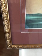 24 X 30 Floral with humming bird vase. Signed Steve Butler.