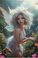 Digital Picture Image Art Ai Photo Wallpaper Background for Desctop Forest Fairy