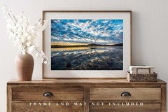 Wichita Mountains Photography Print – Picture of Sky Reflection in Oklahoma