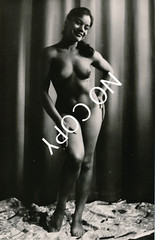 Photo pretty young woman nude art photographer unique around 1960 X176