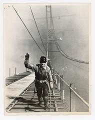 Construction of Golden Gate Bridge San Francisco CA Historic 1935 Press Photo