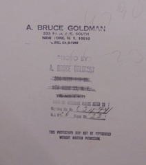 Rabbi A. Bruce Goldman – NYC Fashion Photograph, mid-’60s / 9″ x 13″ b/w