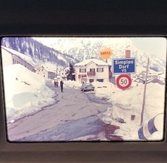 Lot Of 40 Vintage 1973 Europe Old Cars Architecture Amateur 35mm Color Slides n4