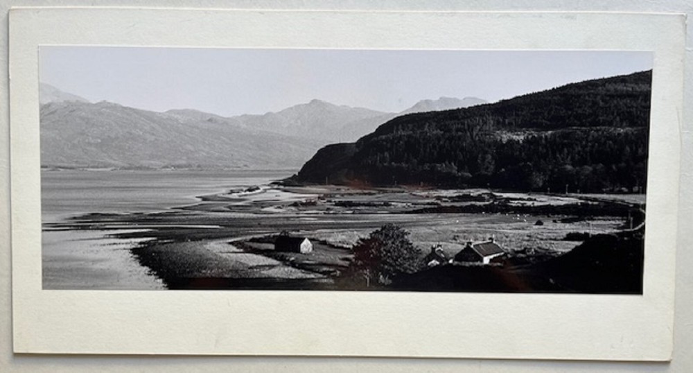 DR KC BROWN AUSTRALIAN LARGE PHOTOGRAPH B&W «SCOTLAND VIEW» 1980