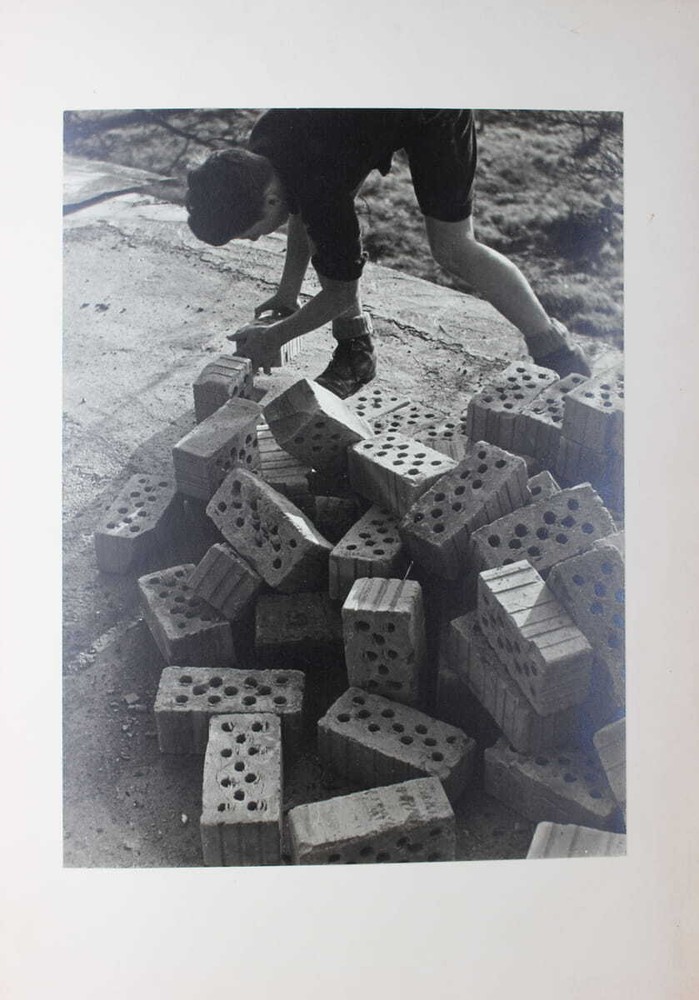 H. Richert, Mulhouse (Alsace) – Brigues Photograph 1950s 40.5 X 30 cm