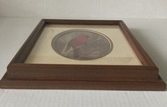 Rick Denomme Bird Photography Set of 4 Framed Cardinal Chickadee Titmouse Signed