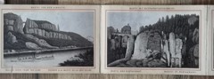Leporello 12 Drawings Graphics Saxon Switzerland Circa 1870